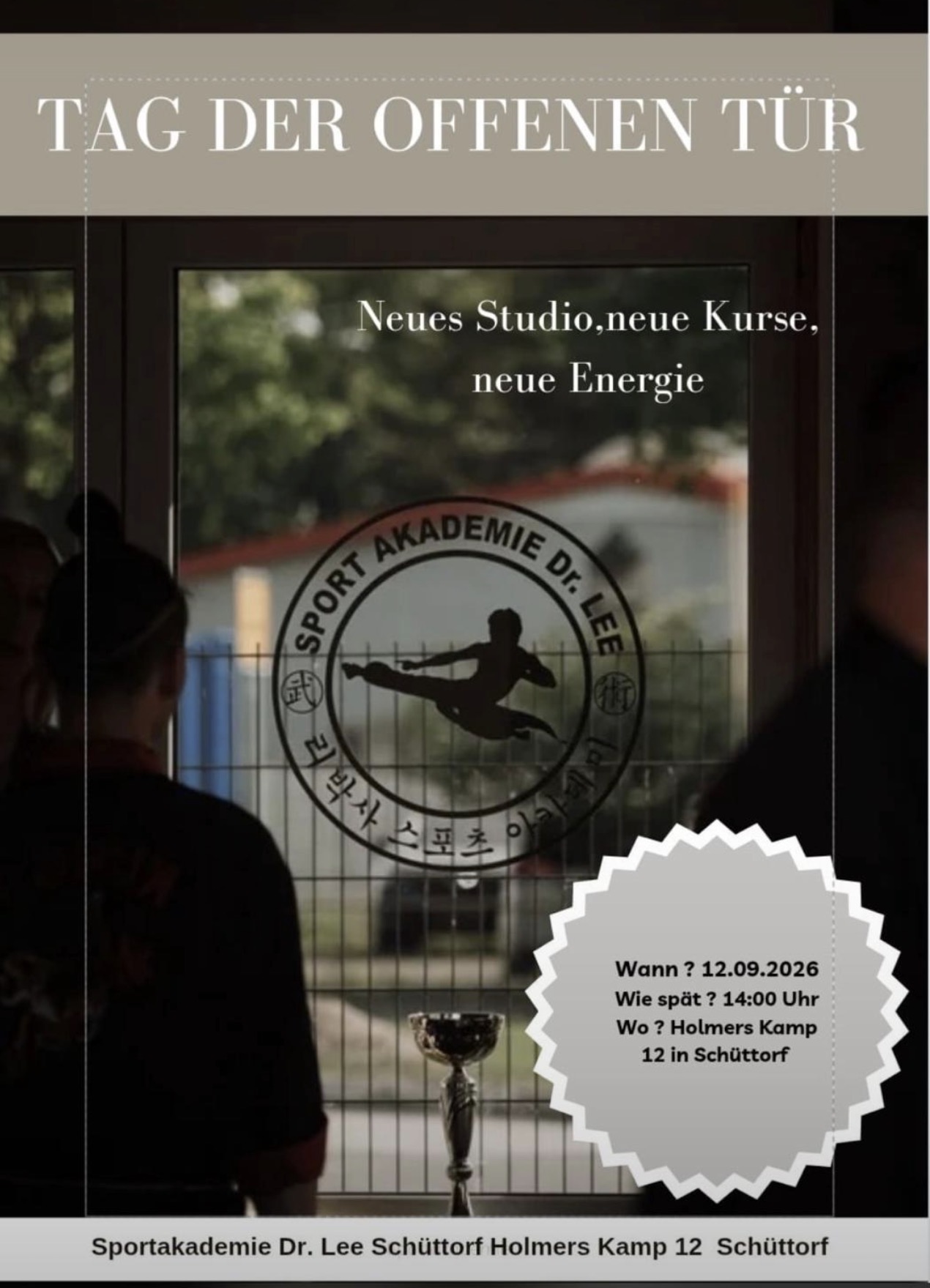 Tag der offenen Tür - Einladung